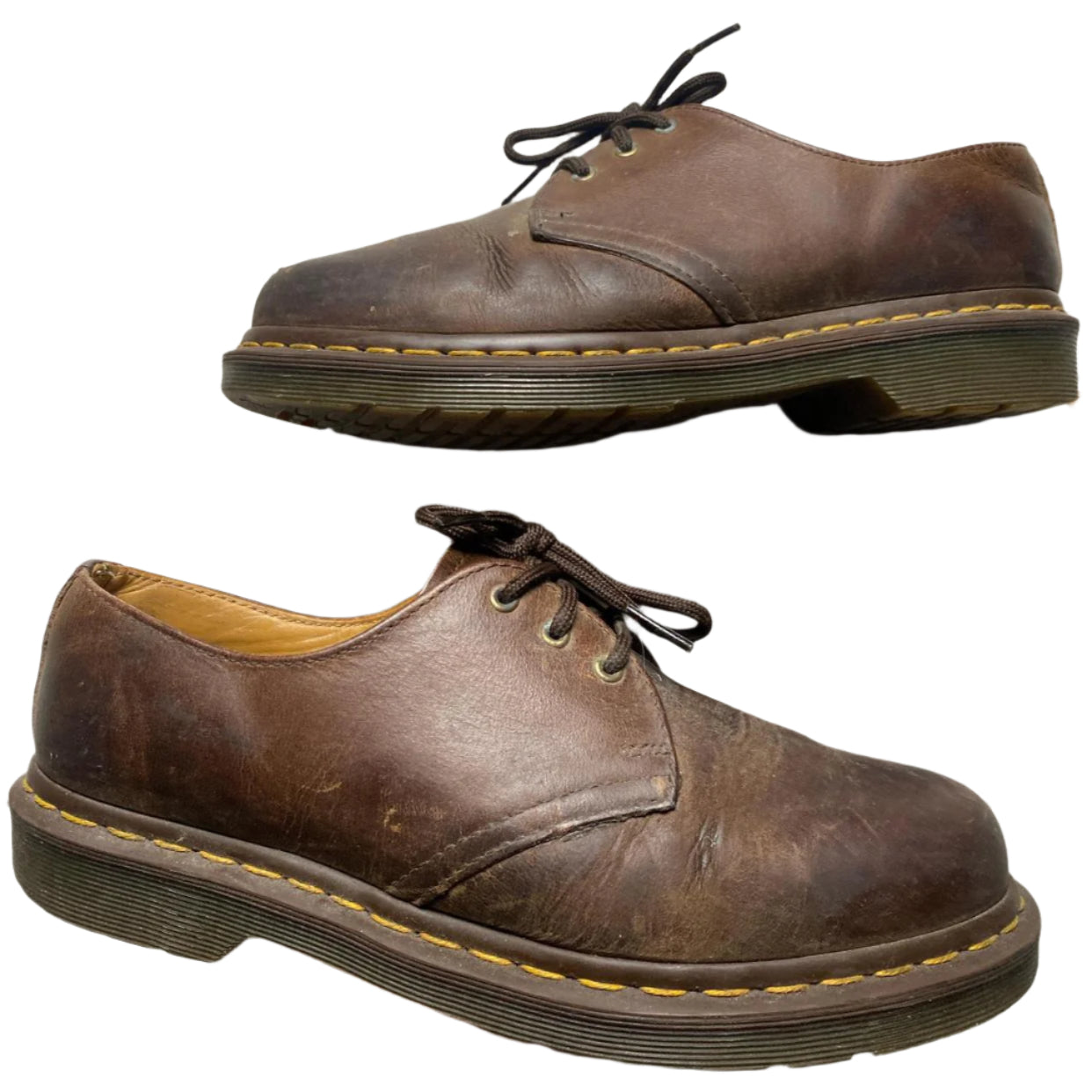 Dr Martens Brown Low Leather Boots (UK 6.5)