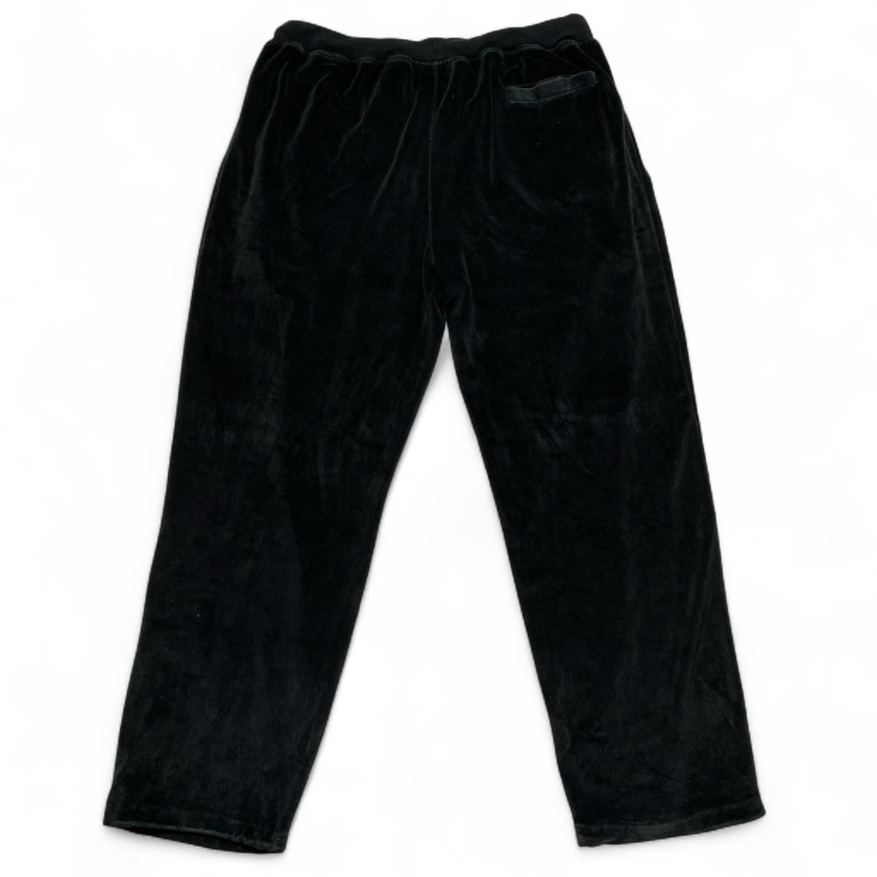 Mecca USA Vintage 90’s Y2K Velour Black Full Tracksuit (2XL)