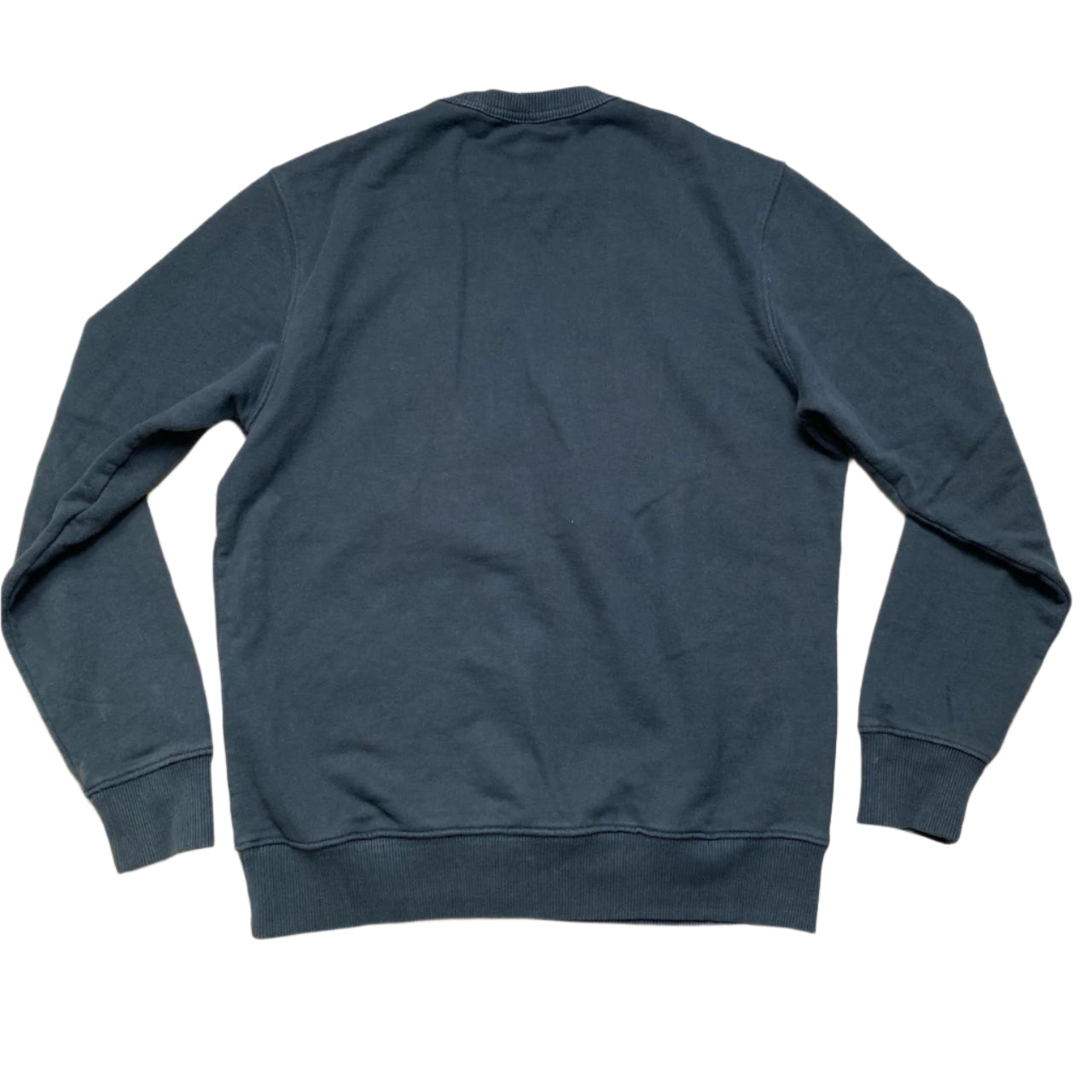 Dickies Navy and White Crewneck Jumper (M)