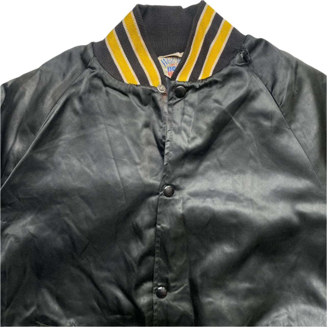 West Ark Santa Fe Red Indian Bomber Baseball Jacket (M)