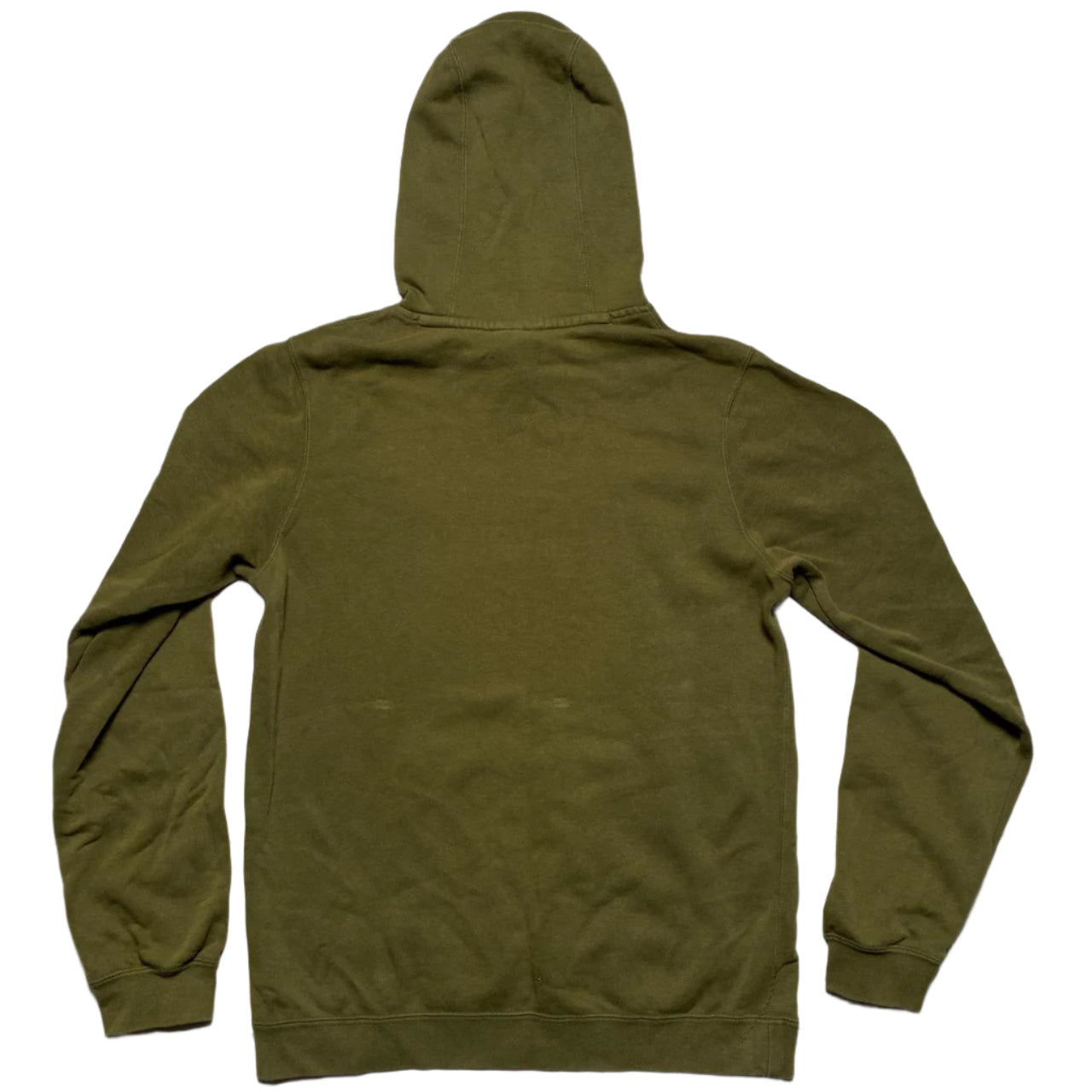 Nike Club Spellout Khaki Green and White Hoodie (S)