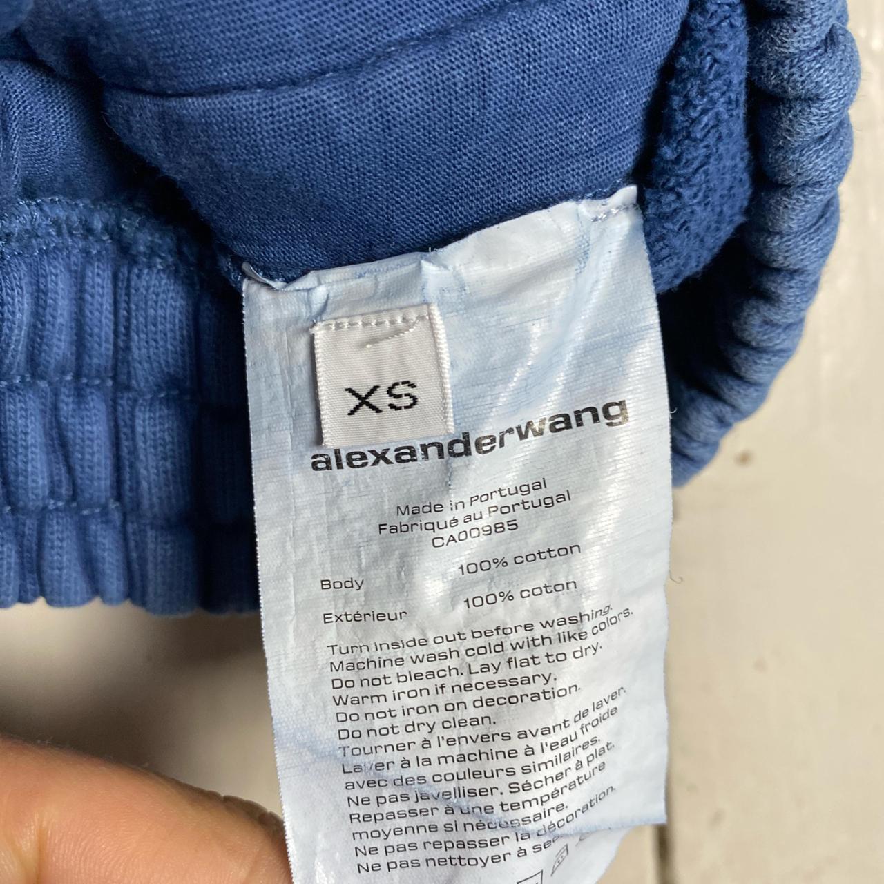 Alexander Wang Blue Cropped Jumper and Bottoms Tracksuit (S)