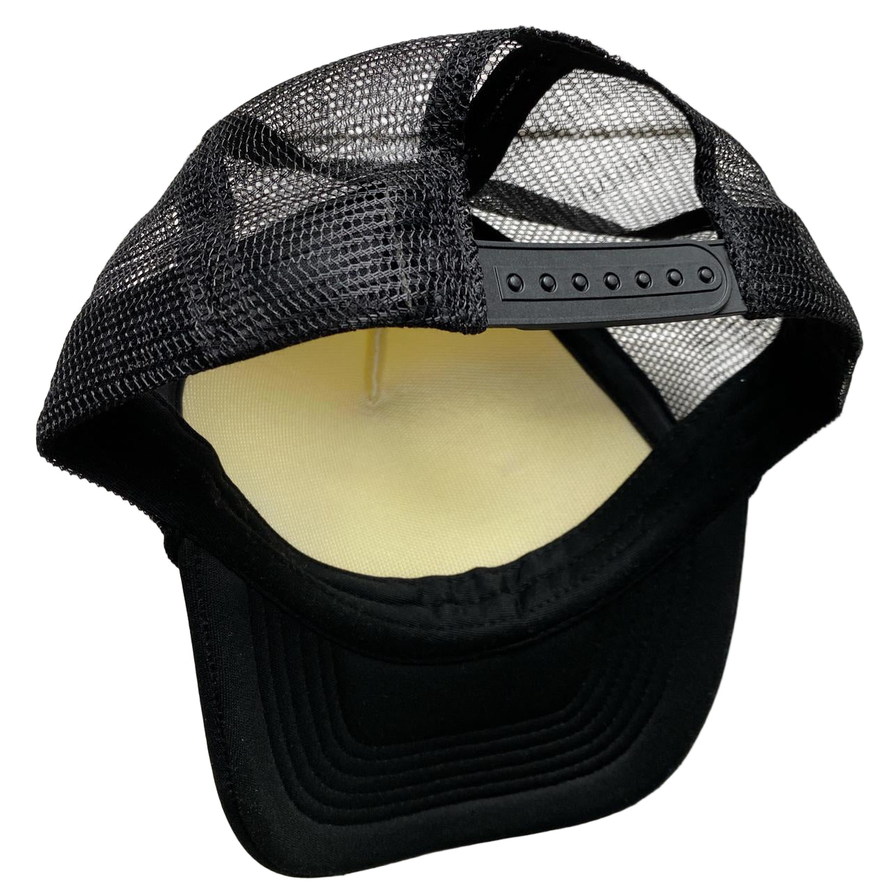Corteiz Black and White Trucker Cap