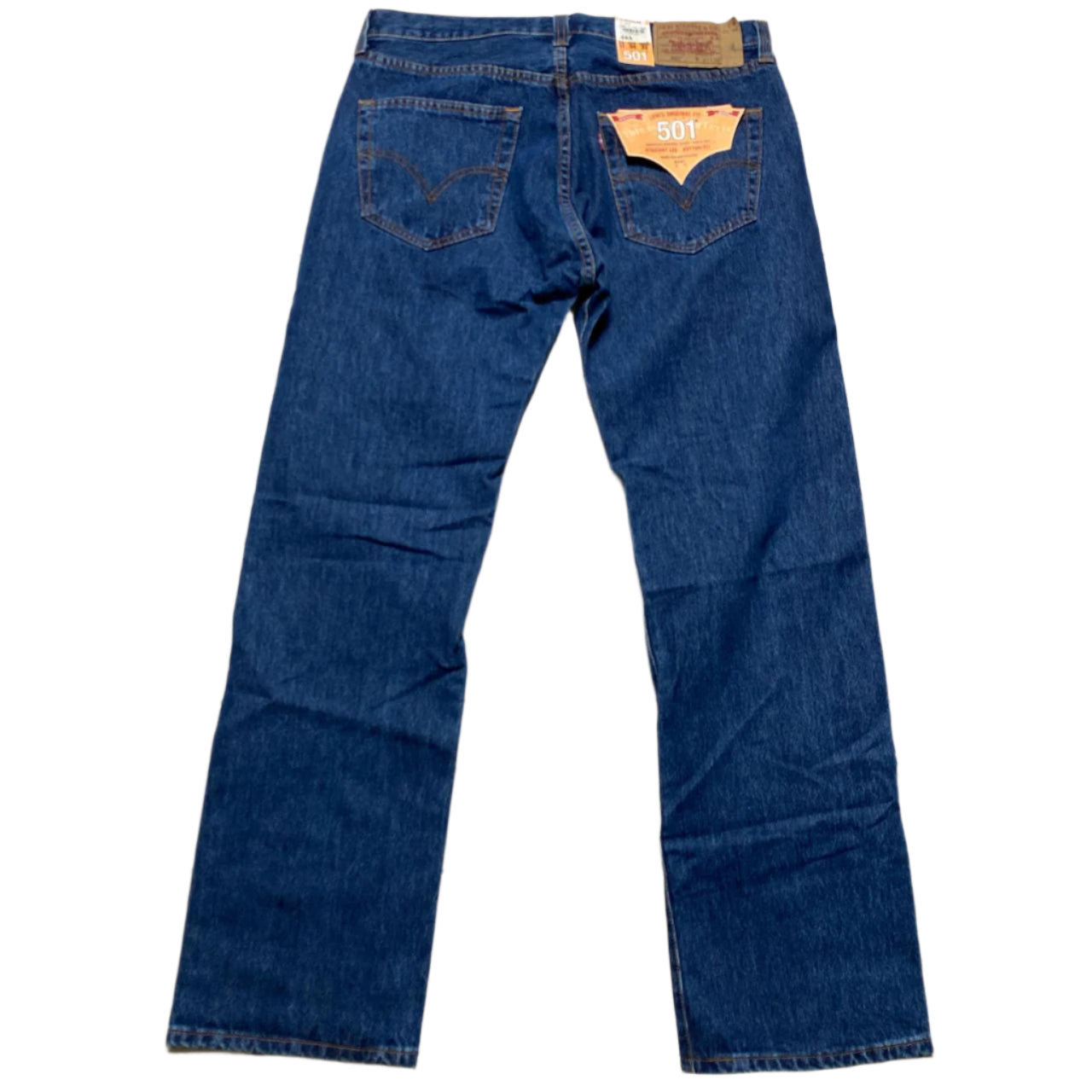 Levis 501 Navy Baggy Jeans (34W)
