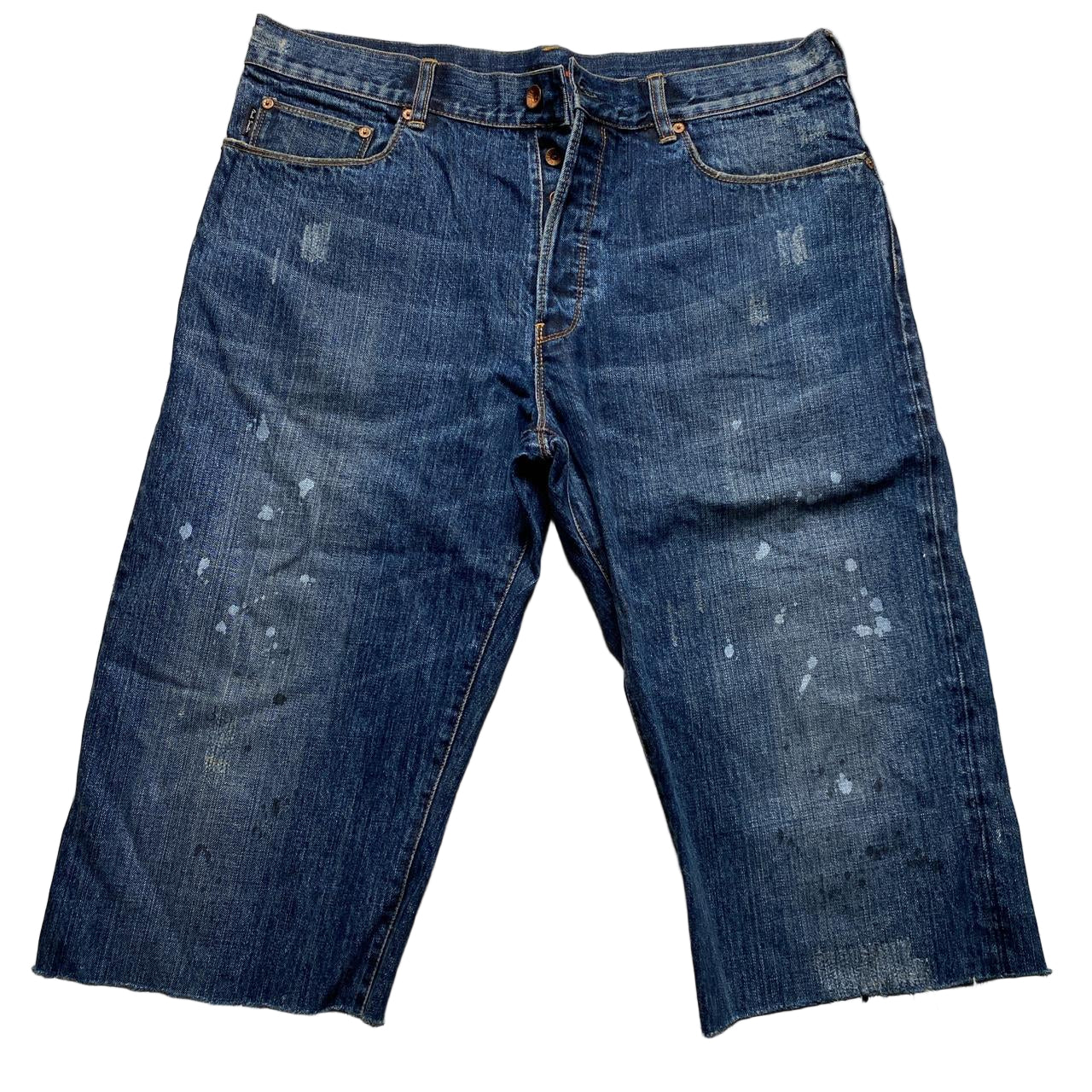 Paul Smith Red Ear Jort Baggy Jean Cut Down Shorts (34W)