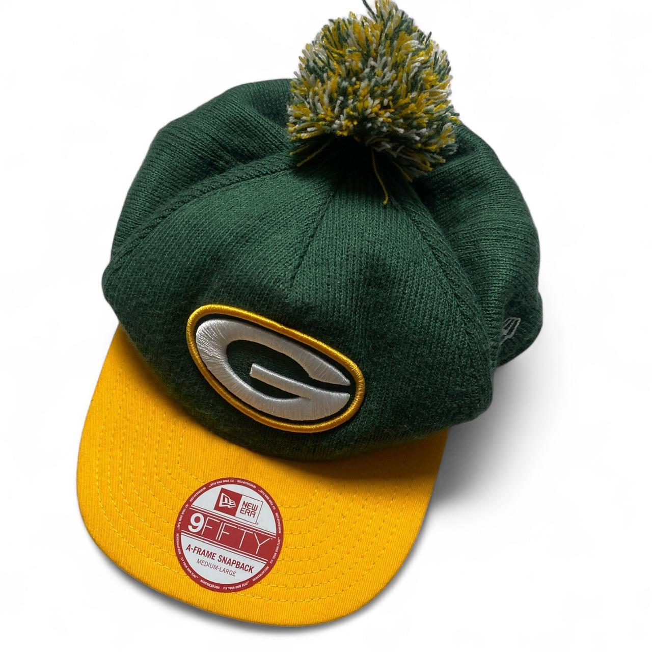 Green Bay Packers New Era Snapback Bobble Beanie Hat