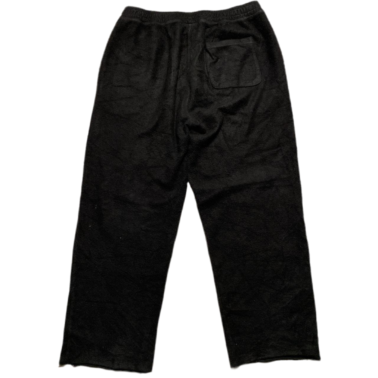 Stussy Black Brushed Wool Black Baggy Joggers (XL)