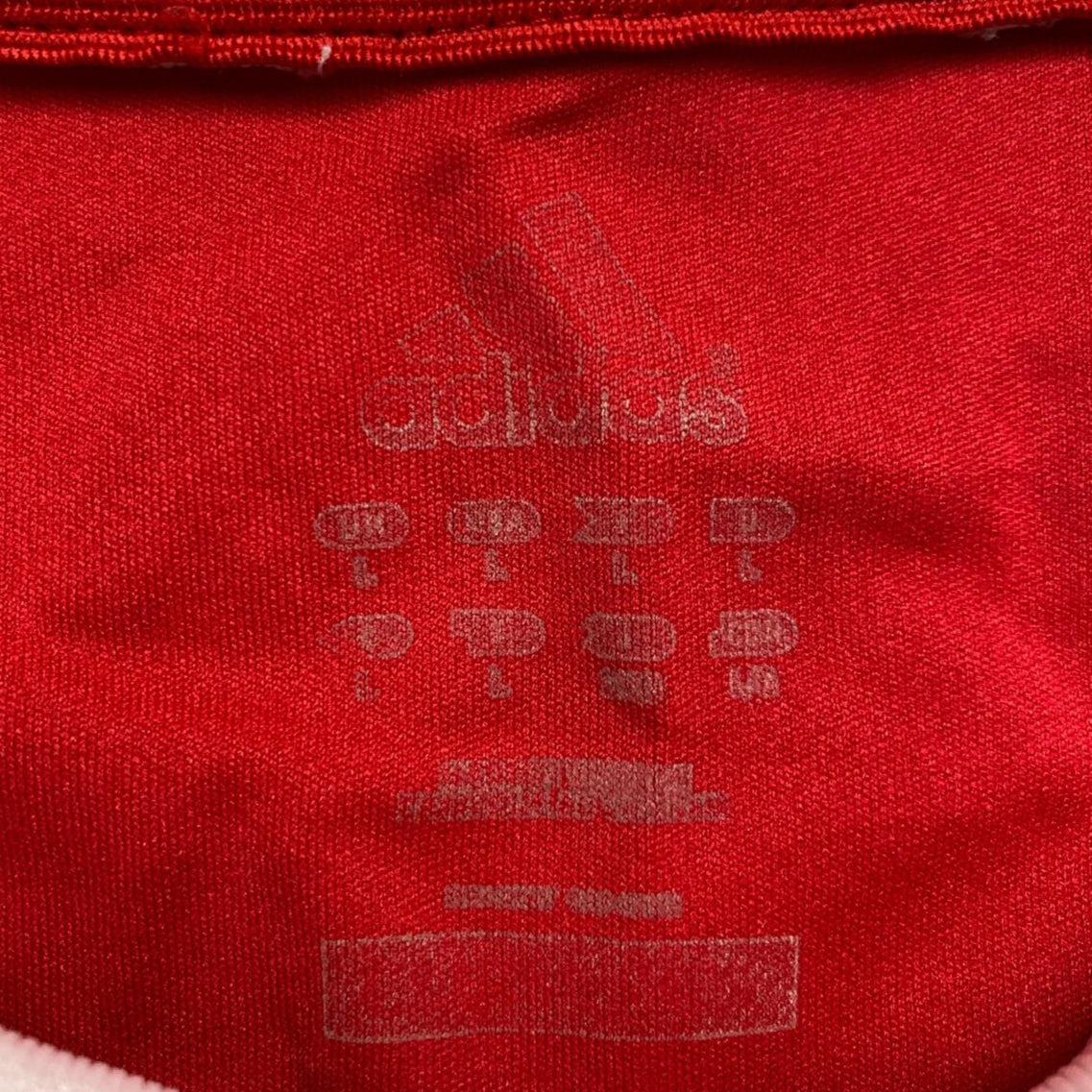 Adidas Ajax 2004/5 Vintage Football Jersey Red and White Suarez (L)