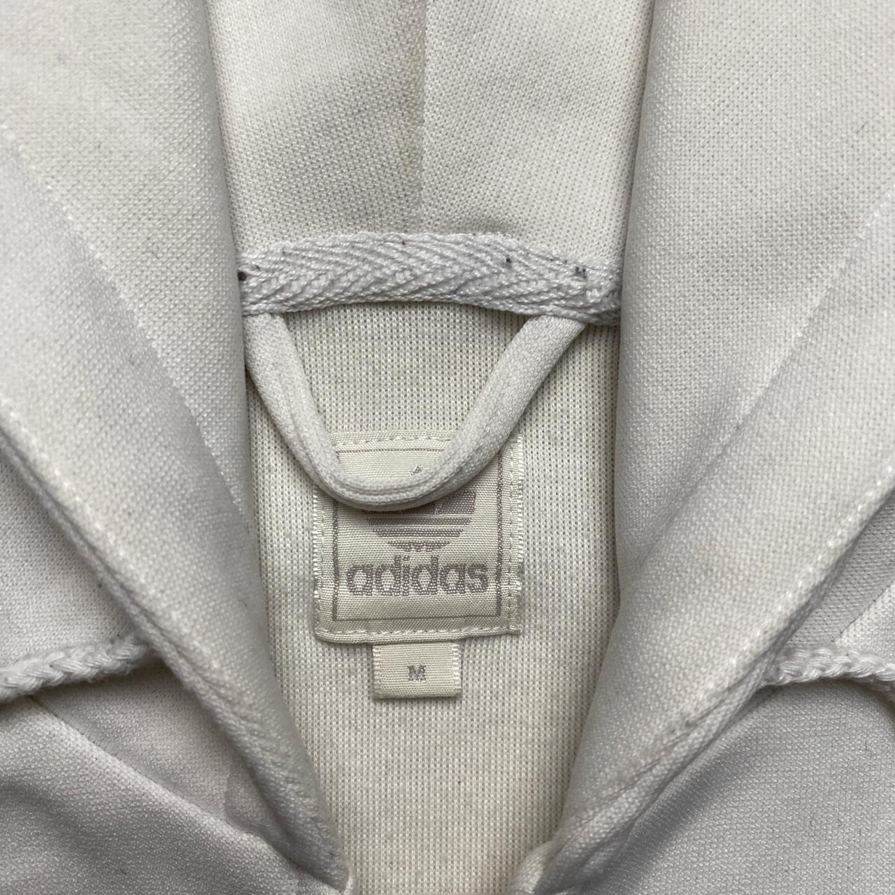 Adidas Originals White and Gold Hooded Tracksuit Jacket (M)