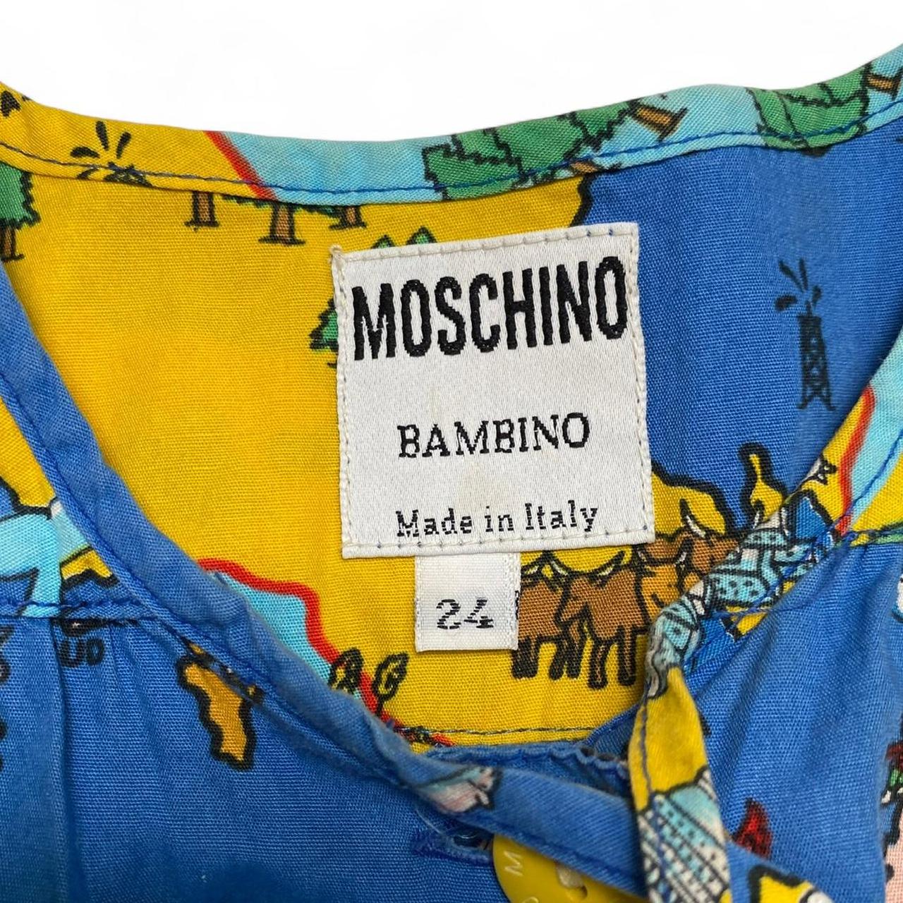 Moschino Bambino World Map Print Shorts Dress