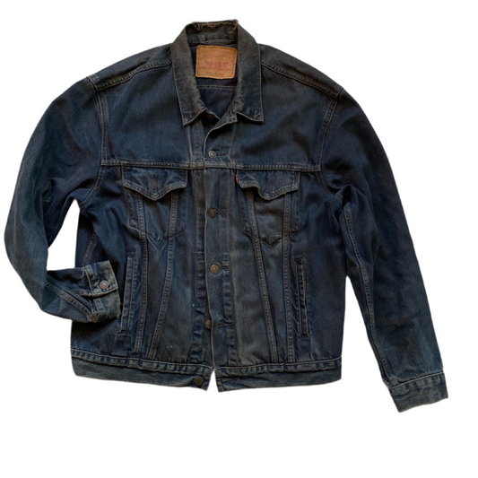 Levis 7053 Distressed Denim Jacket (L)