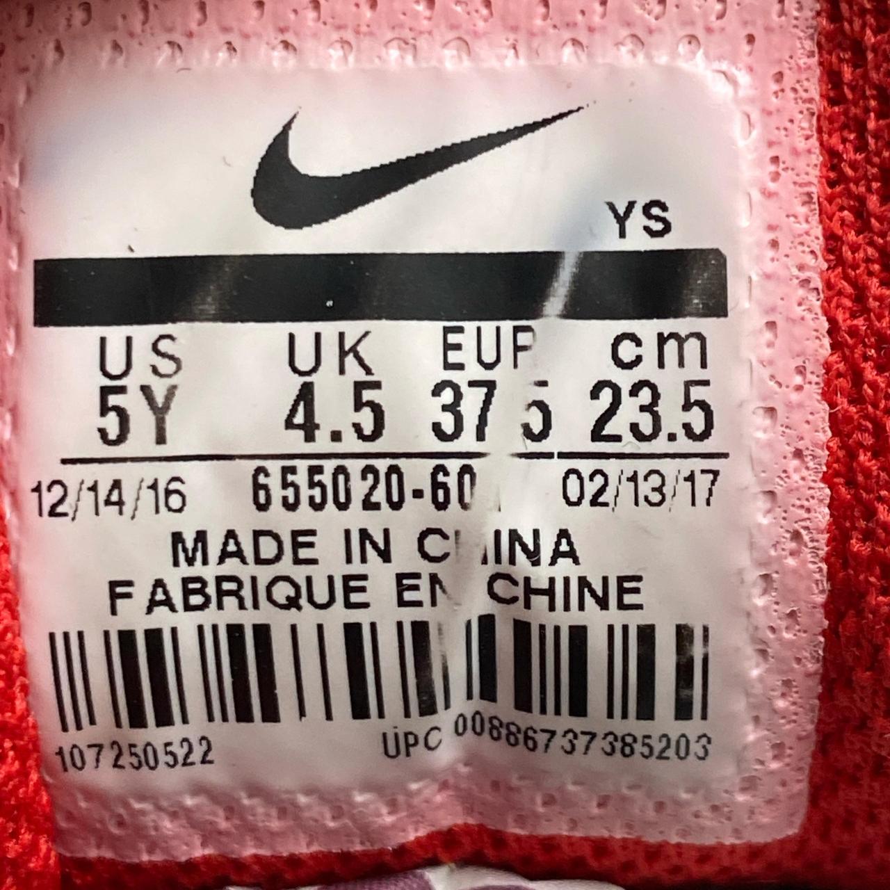 Nike Air Max Plus TN Red White and Grey (UK 4.5)