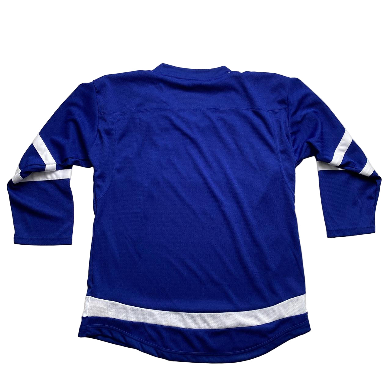 Toronto Maple Leafs Blue and White Hockey NHL Jersey (L)