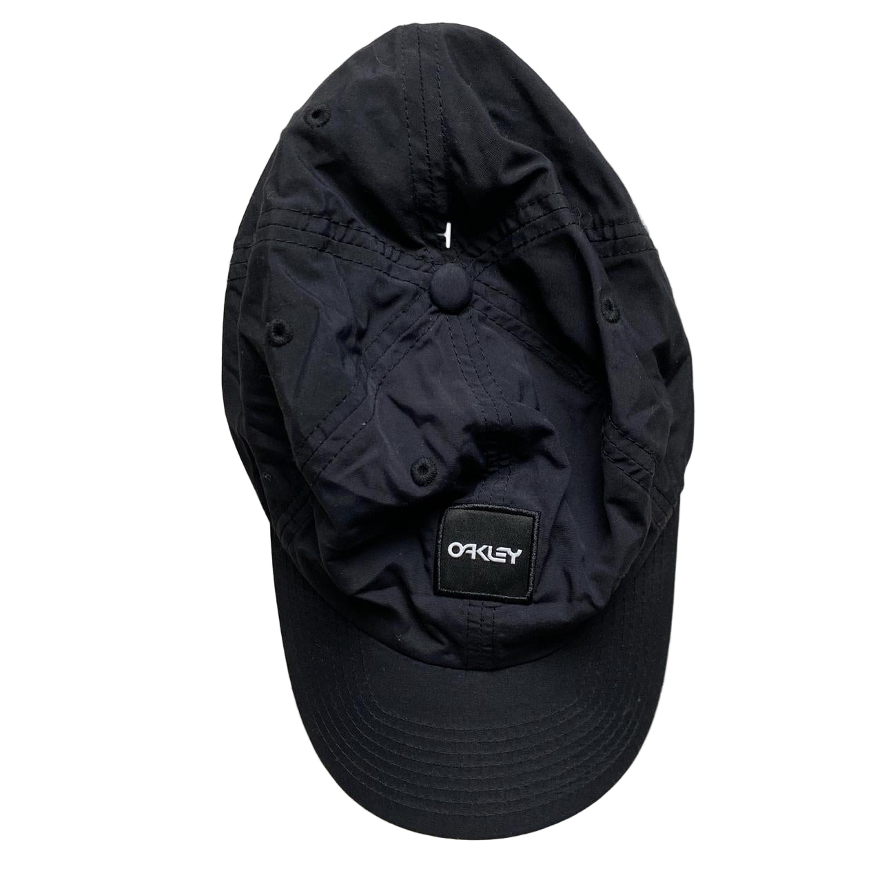 Oakely Black and White Nylon Cap