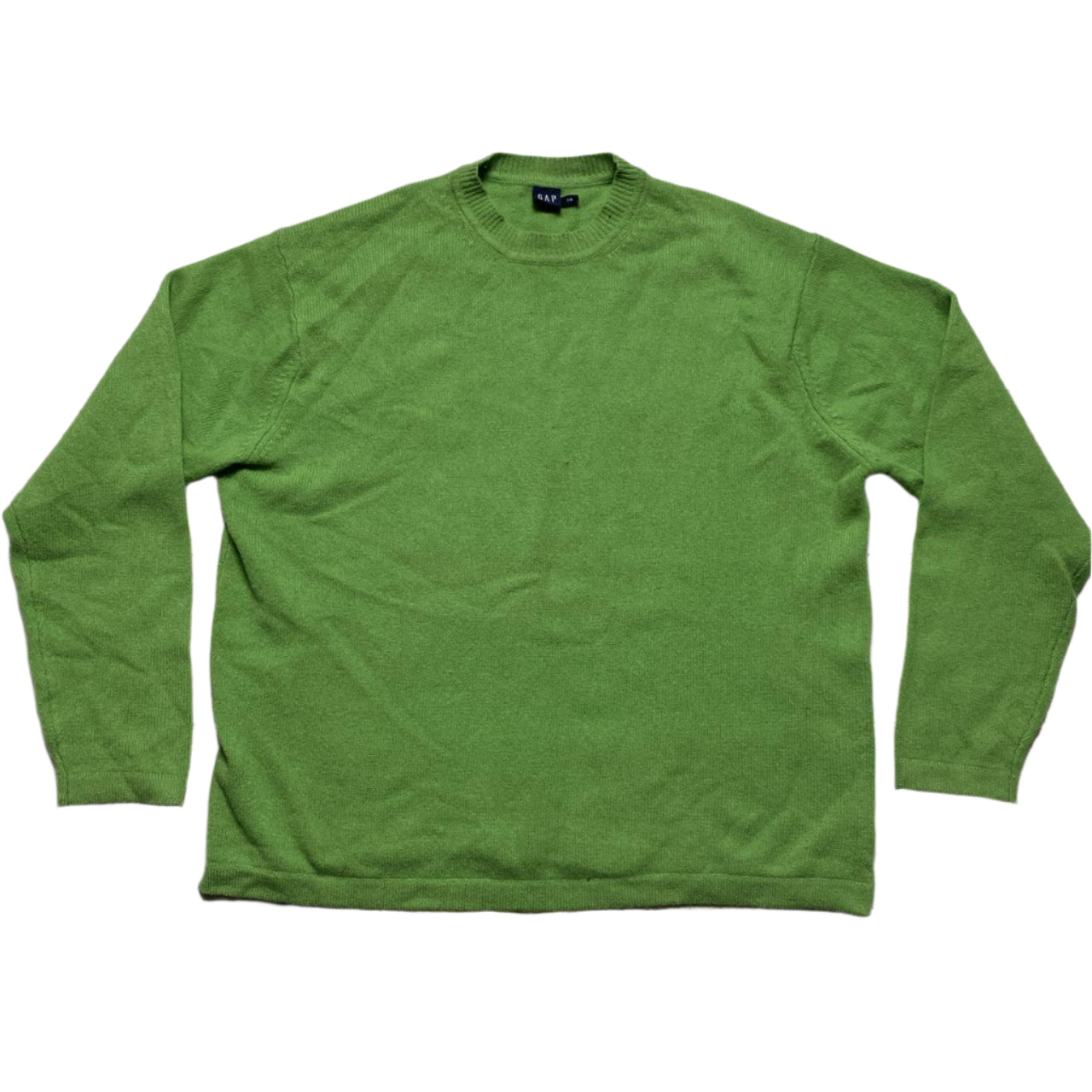GAP Vintage Green Lambswool Jumper (L)
