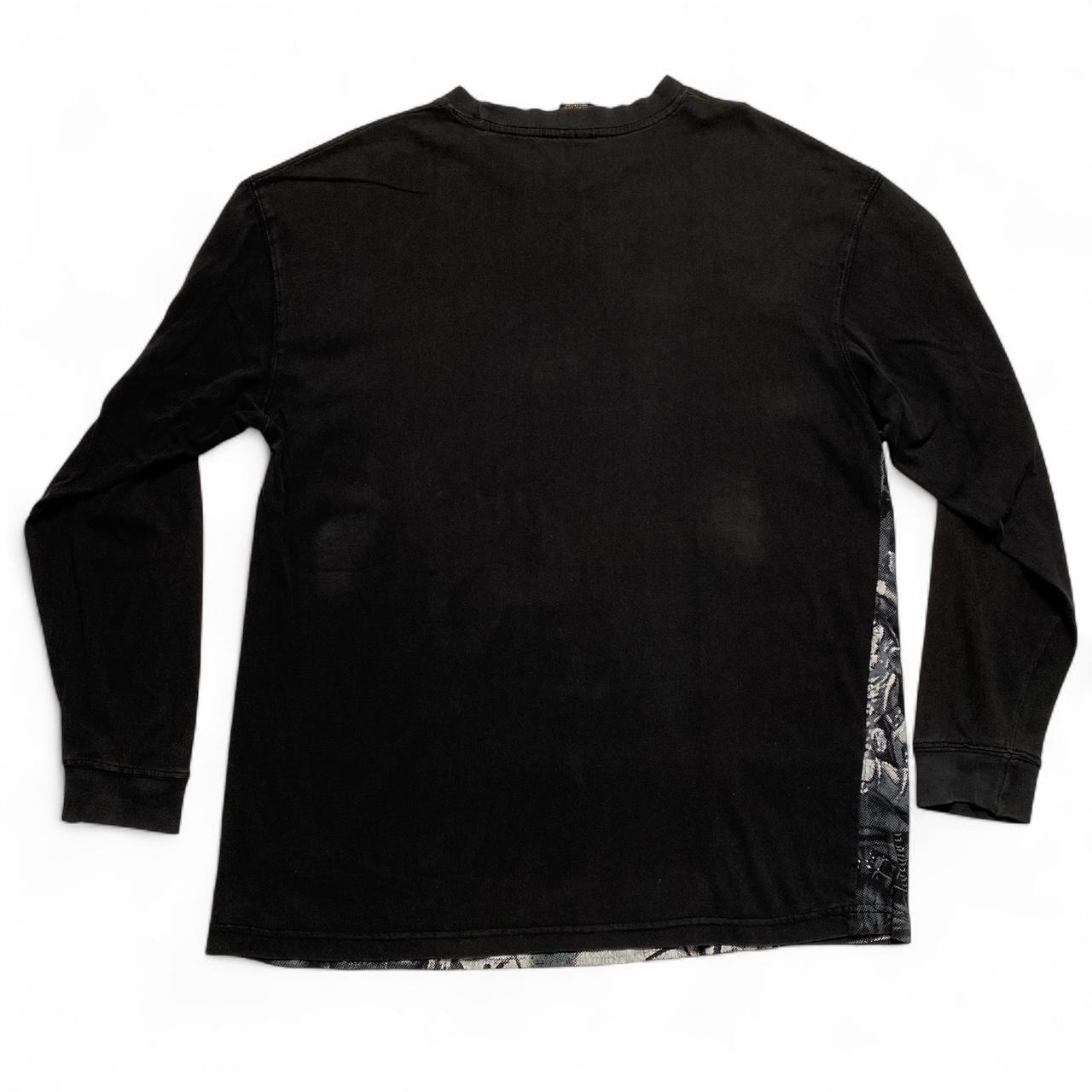 G Unit Vintage 90’s Y2K Graffiti Graphic Black and Grey Long Sleeve T Shirt