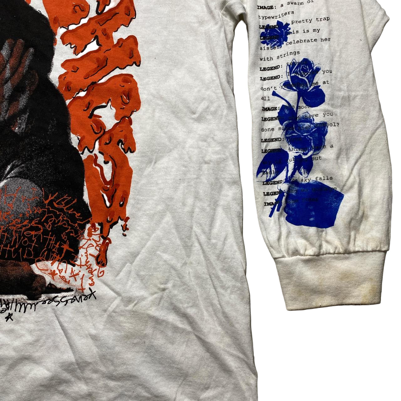 Dripping Peaches Vintage 90’s Long Sleeve T Shirt (XL)