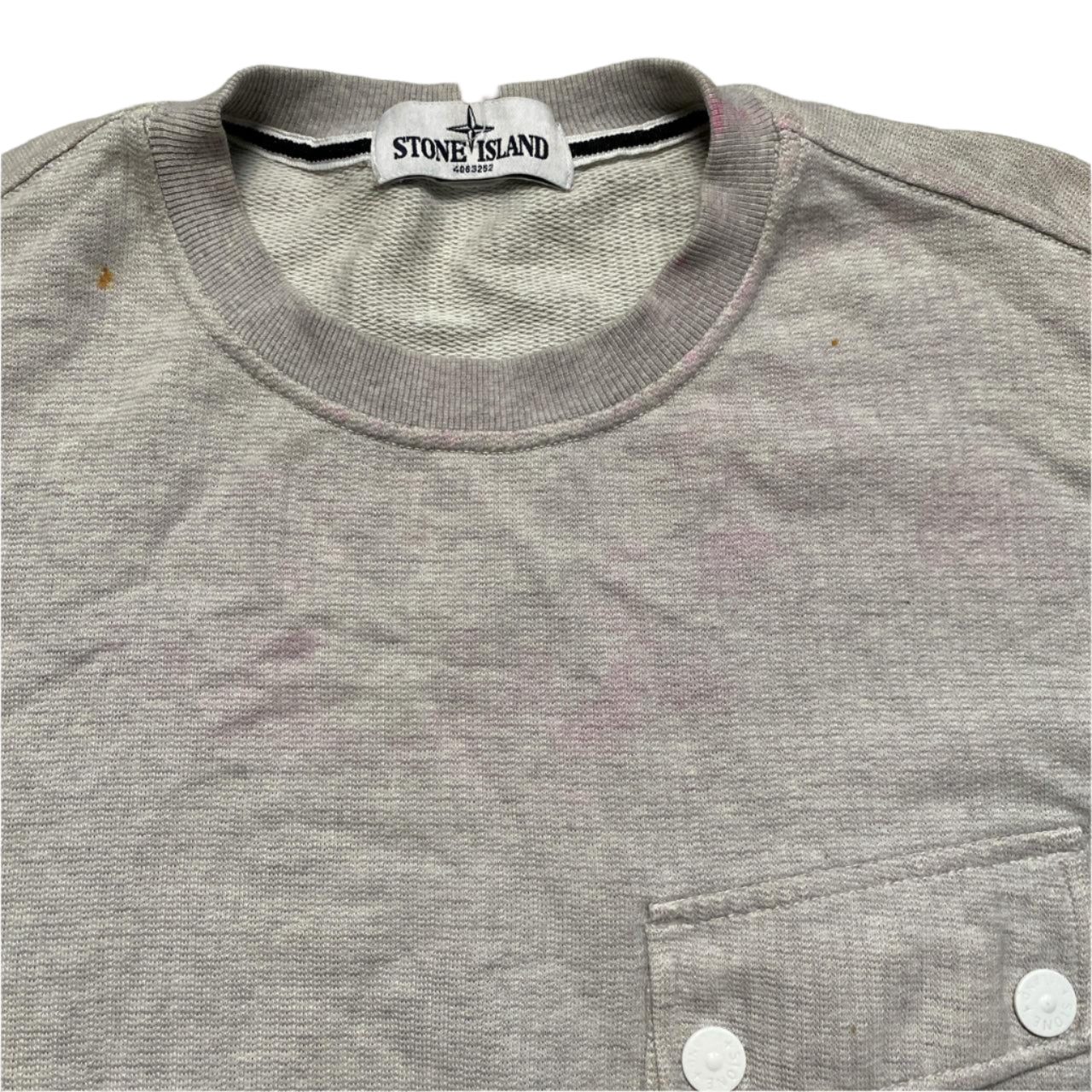 Stone Island Grey Crewneck Jumper (L)