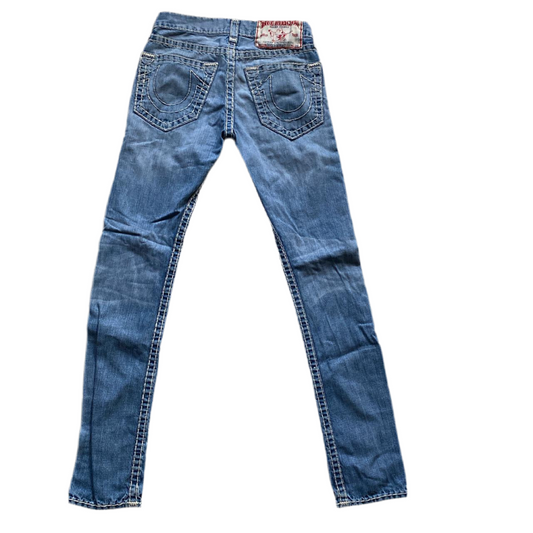 True Religion Rocco Super T Big Stitch Jeans (28W)