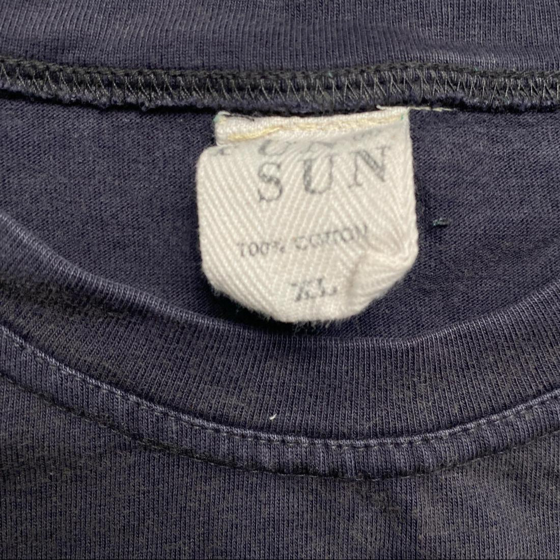 Fun Sun Smiley Face Vintage 90βs T Shirt Grey (XL)