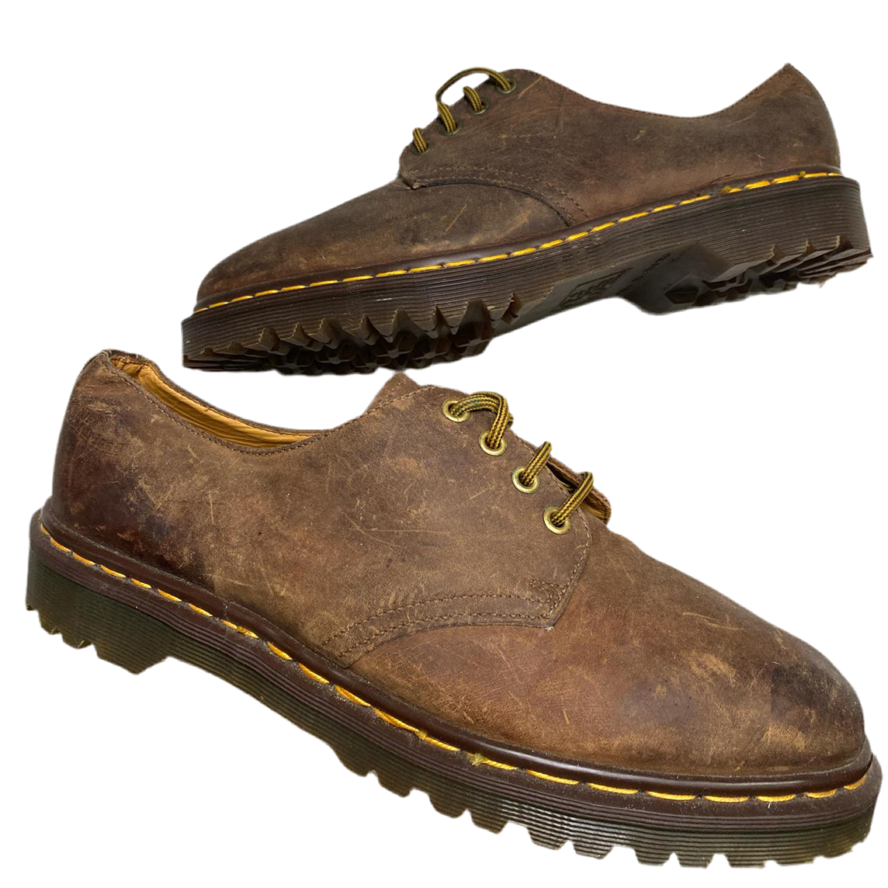 Dr Martens Leather Brown Low Boot Shoes (UK 9)