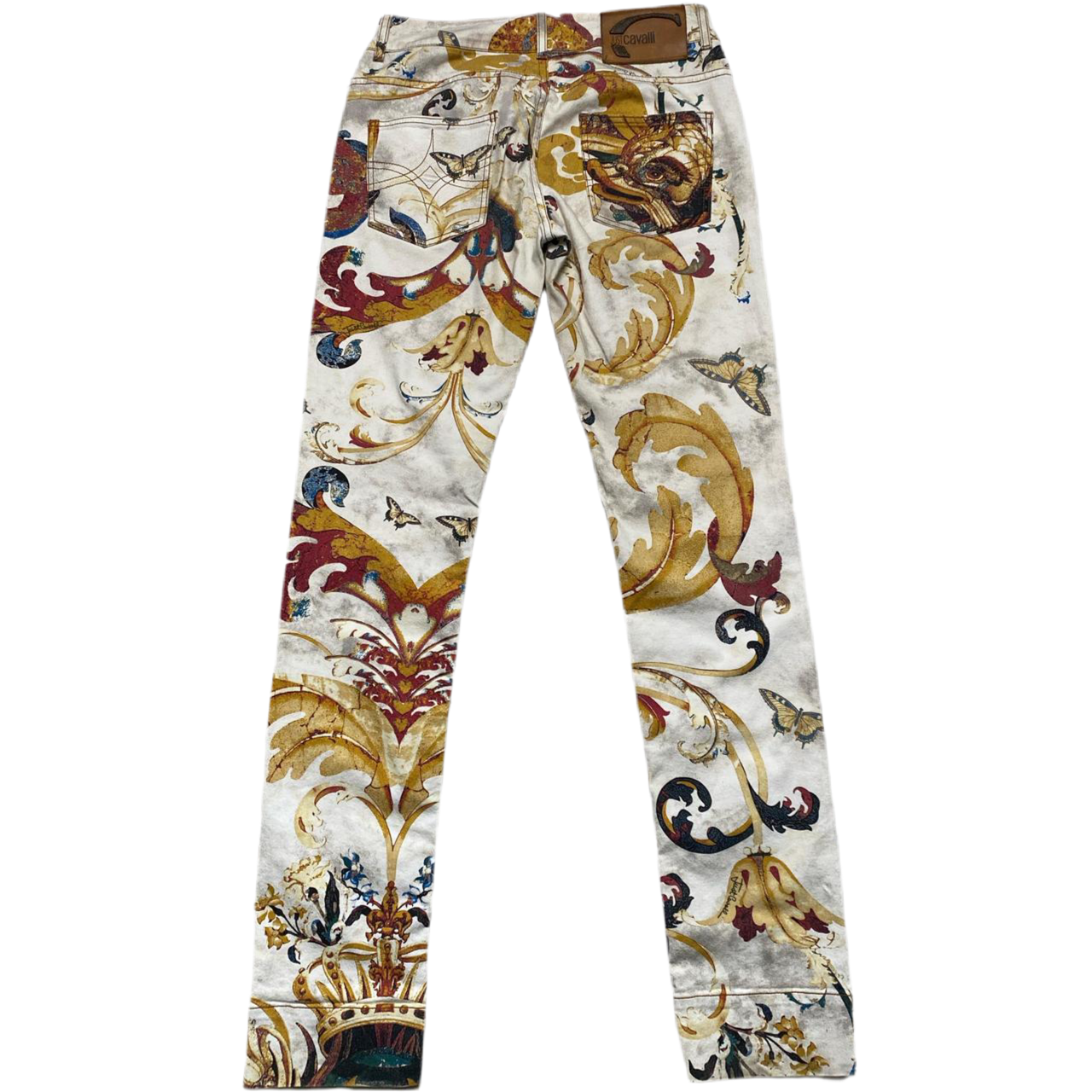 Just Cavalli Printed Butterfly Flowers and Birds Jeans (29W)
