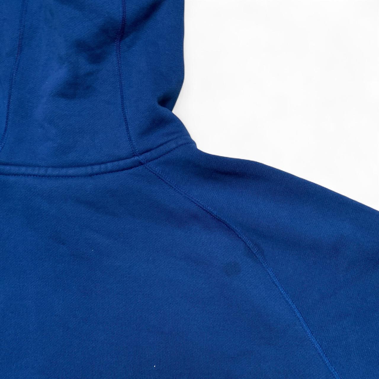 Nike Air Navy Blue and White Swoosh Hoodie (L)
