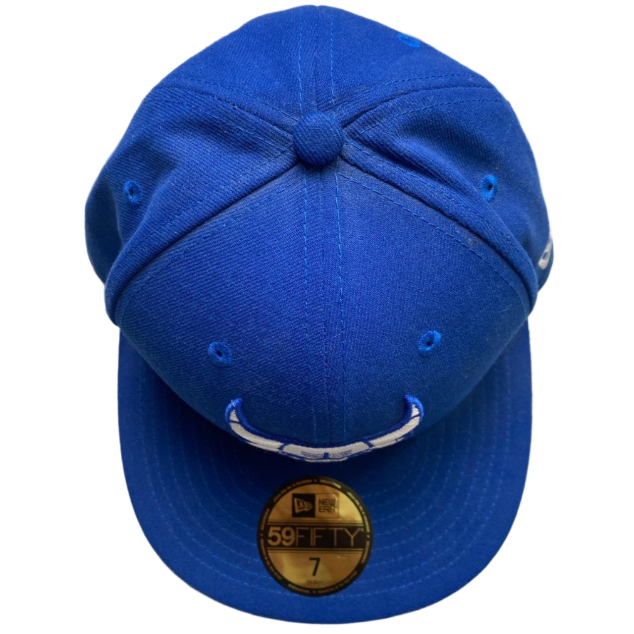 Chicago Bulls New Era Blue and White Fitted Cap