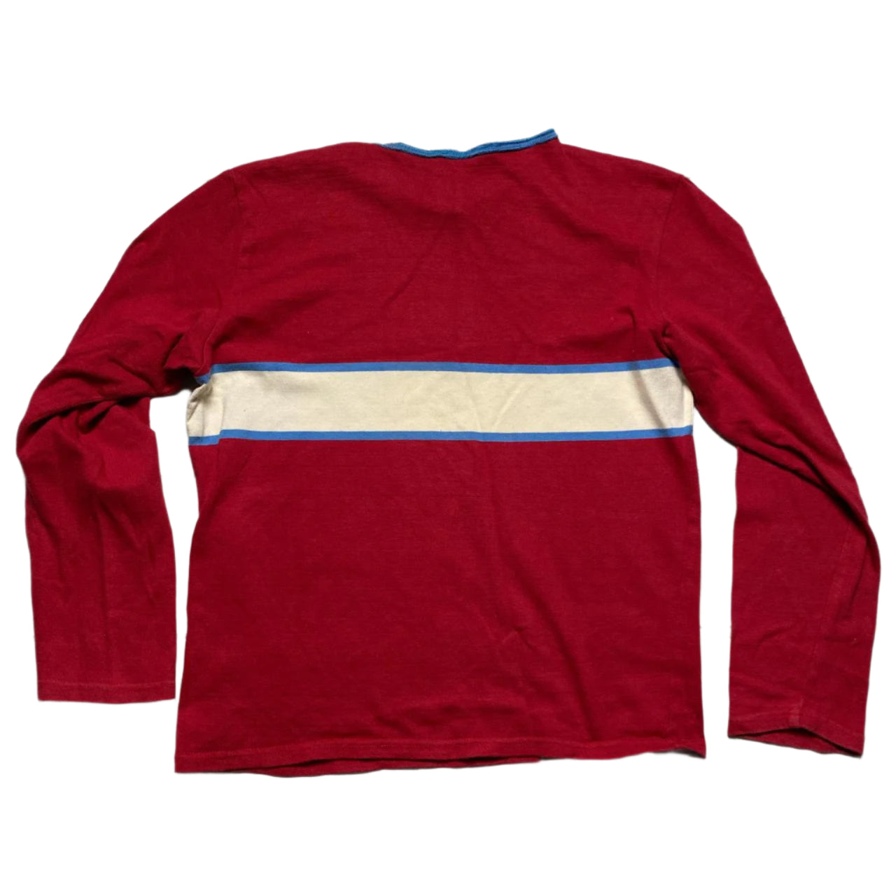 BTKA Born To Kick Arsenal Red Cream and Blue Jumper (M)