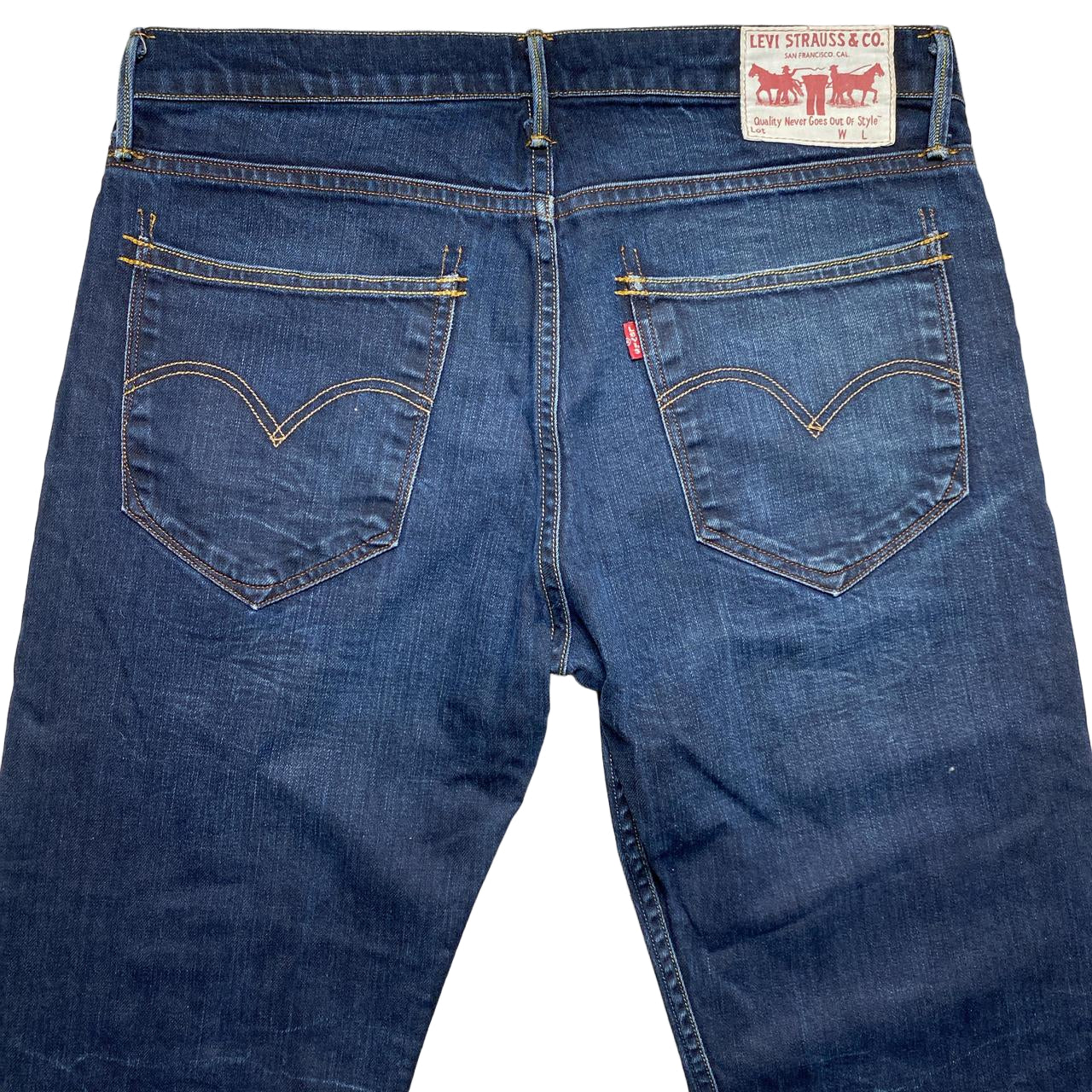 Levis 504 Dark Navy Jeans (34W)