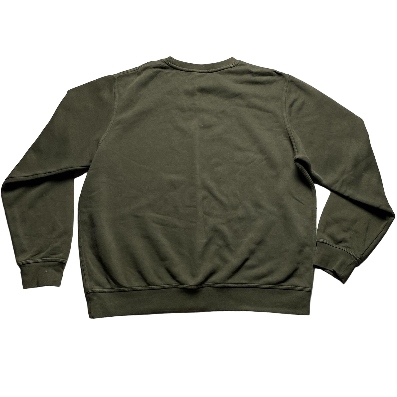 Nike Swoosh Khaki and White Jumper (XL)