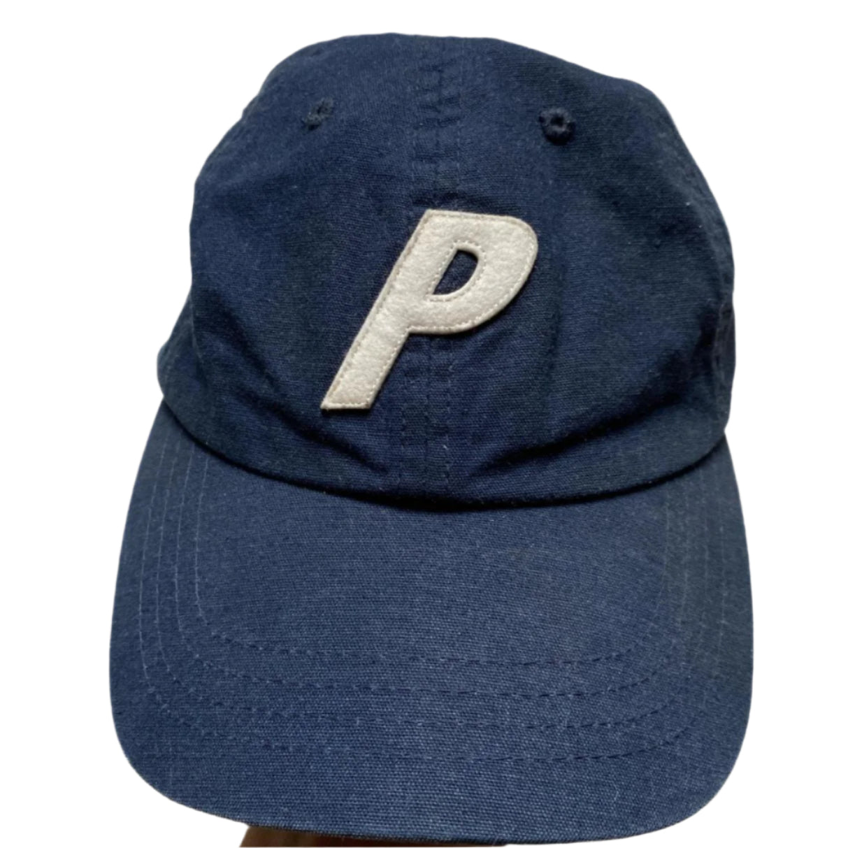 Palace Navy and White P Baseball Cap