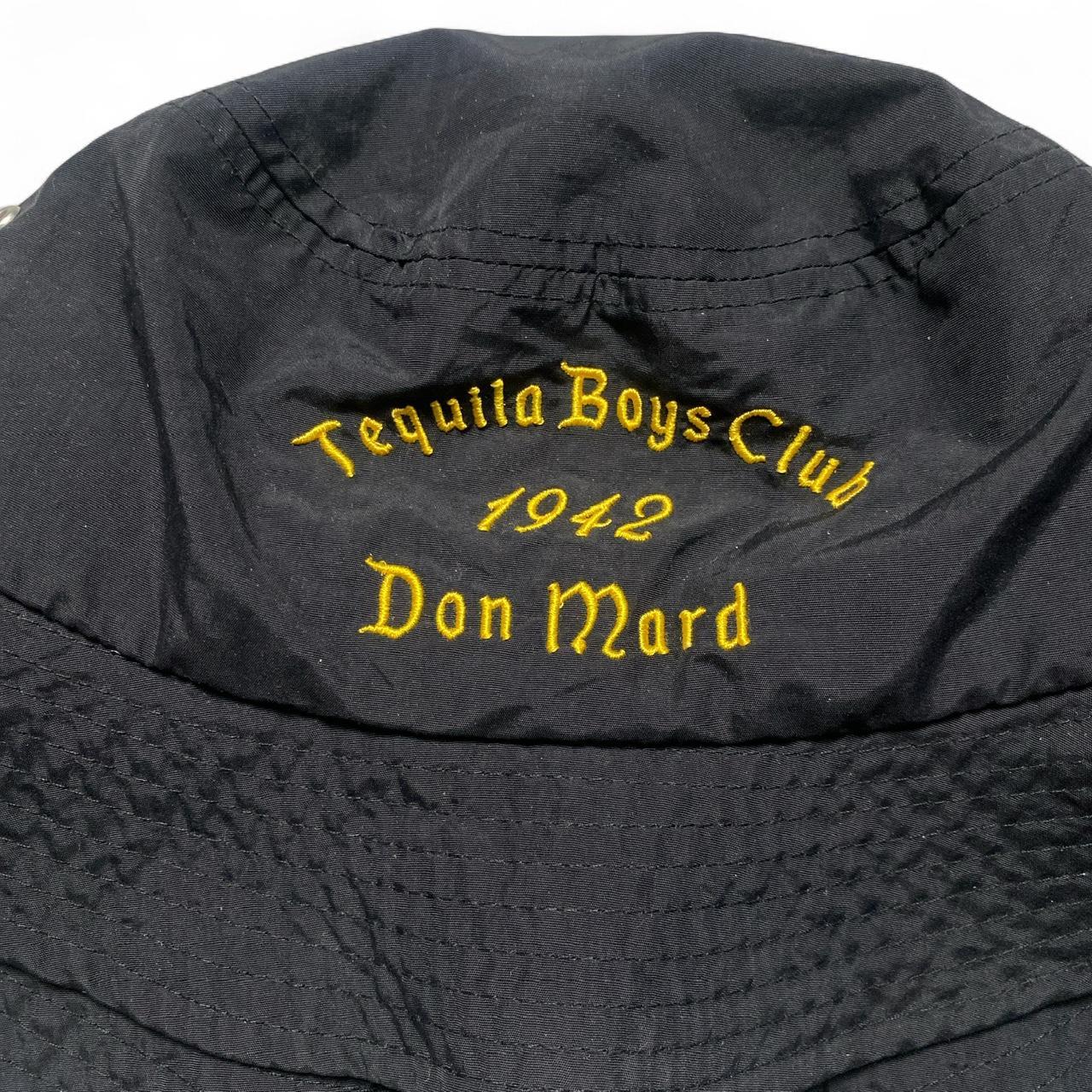 Azat Mard Tequila Boys Club Black and Yellow Embroidered Bucket Hat