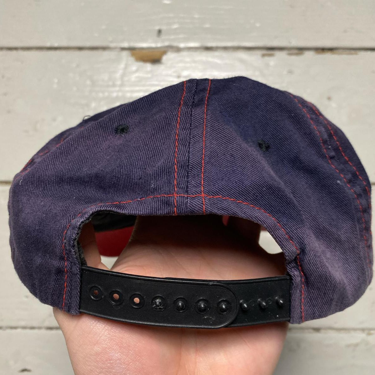 Porsche Vintage Baseball Cap Navy and Red