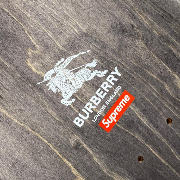 Supreme Burberry Pink Skateboard Deck
