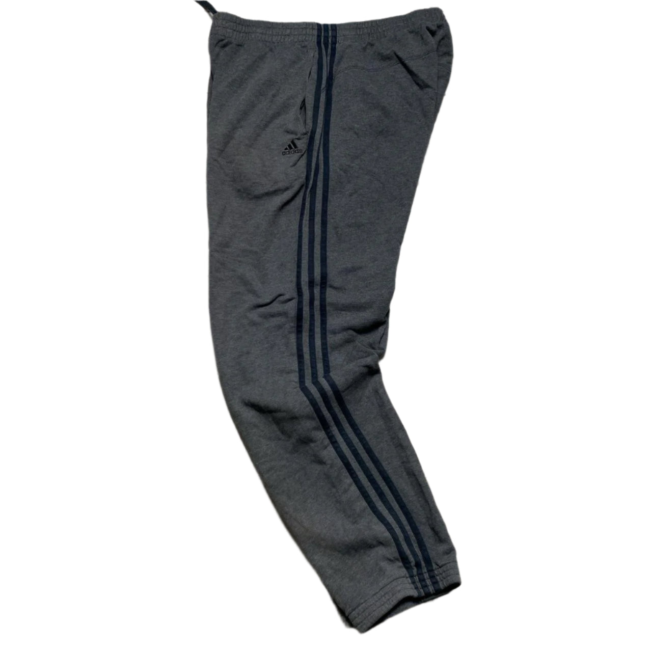 Adidas Performance Essentials Grey and Black Joggers (L)