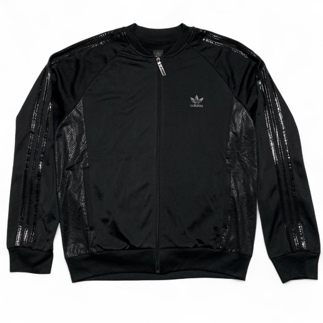 Adidas Superstar SST Black Snake Skin Tracksuit Jacket (XL)