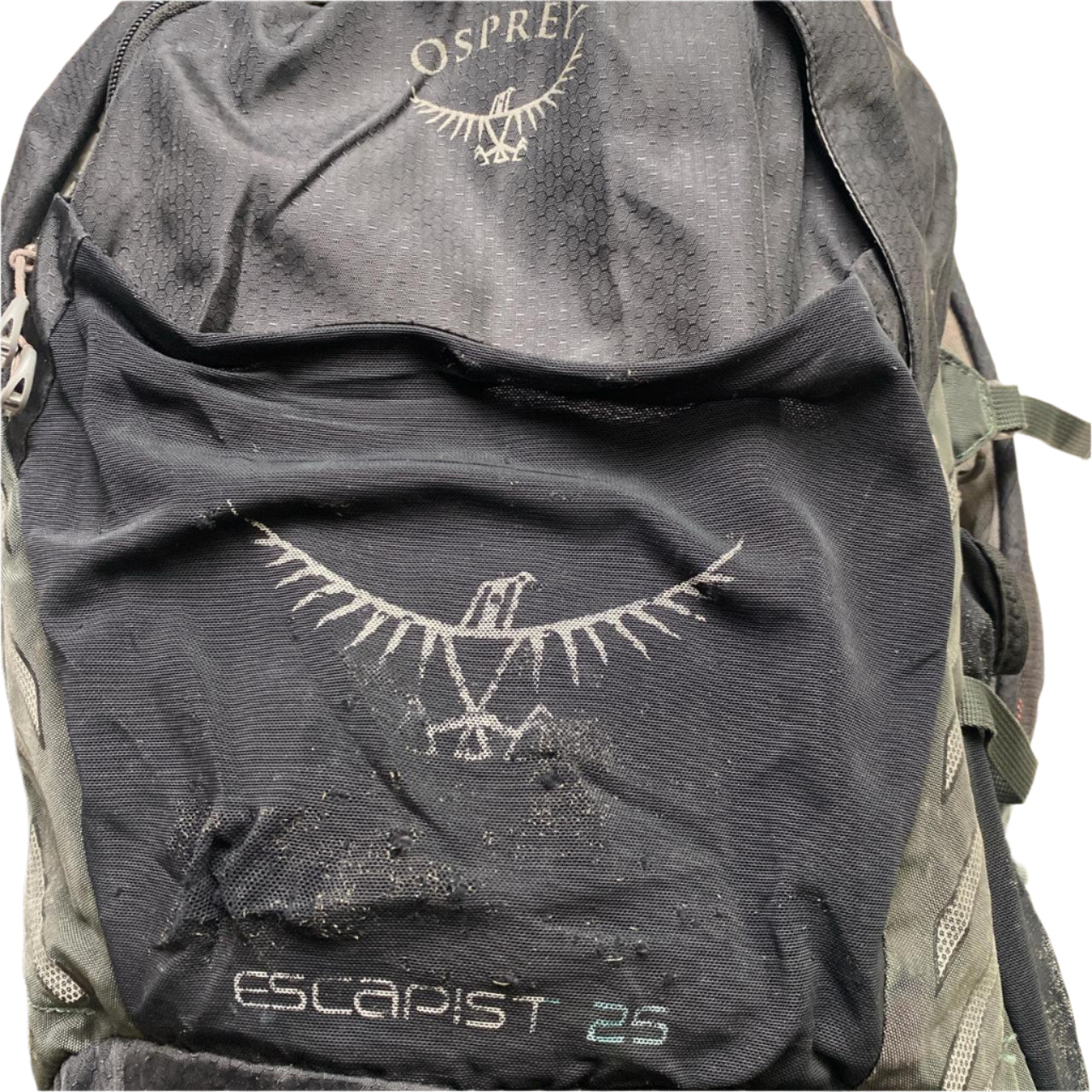 Osprey Escapist 25 Airscape Black and Green Rucksack Travelling Bag