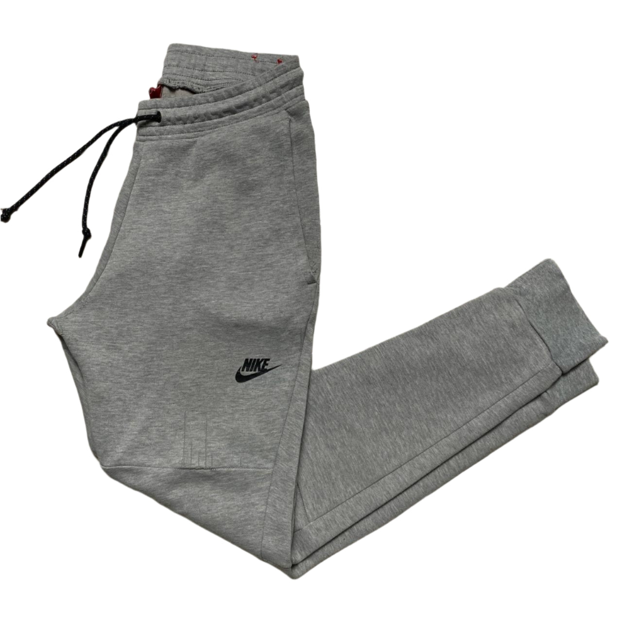 Nike Grey and Black Tech Fleece Bottoms (S)