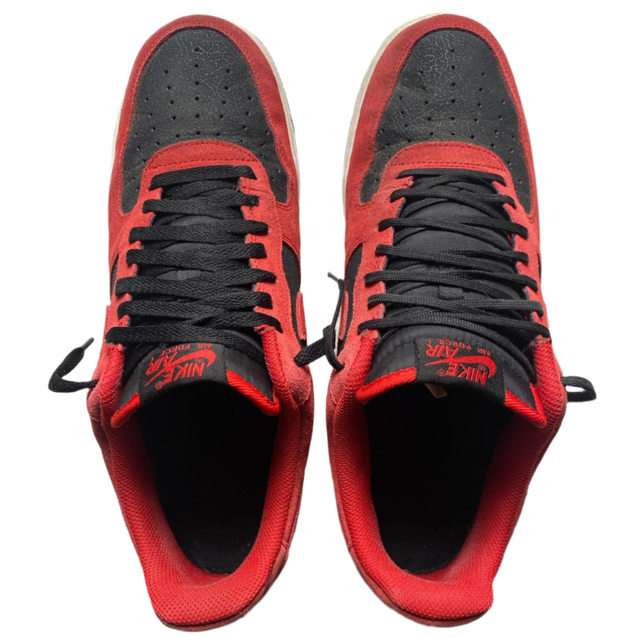 Nike Air Force 1 Low '07 Red Black Chicago (UK 10.5)