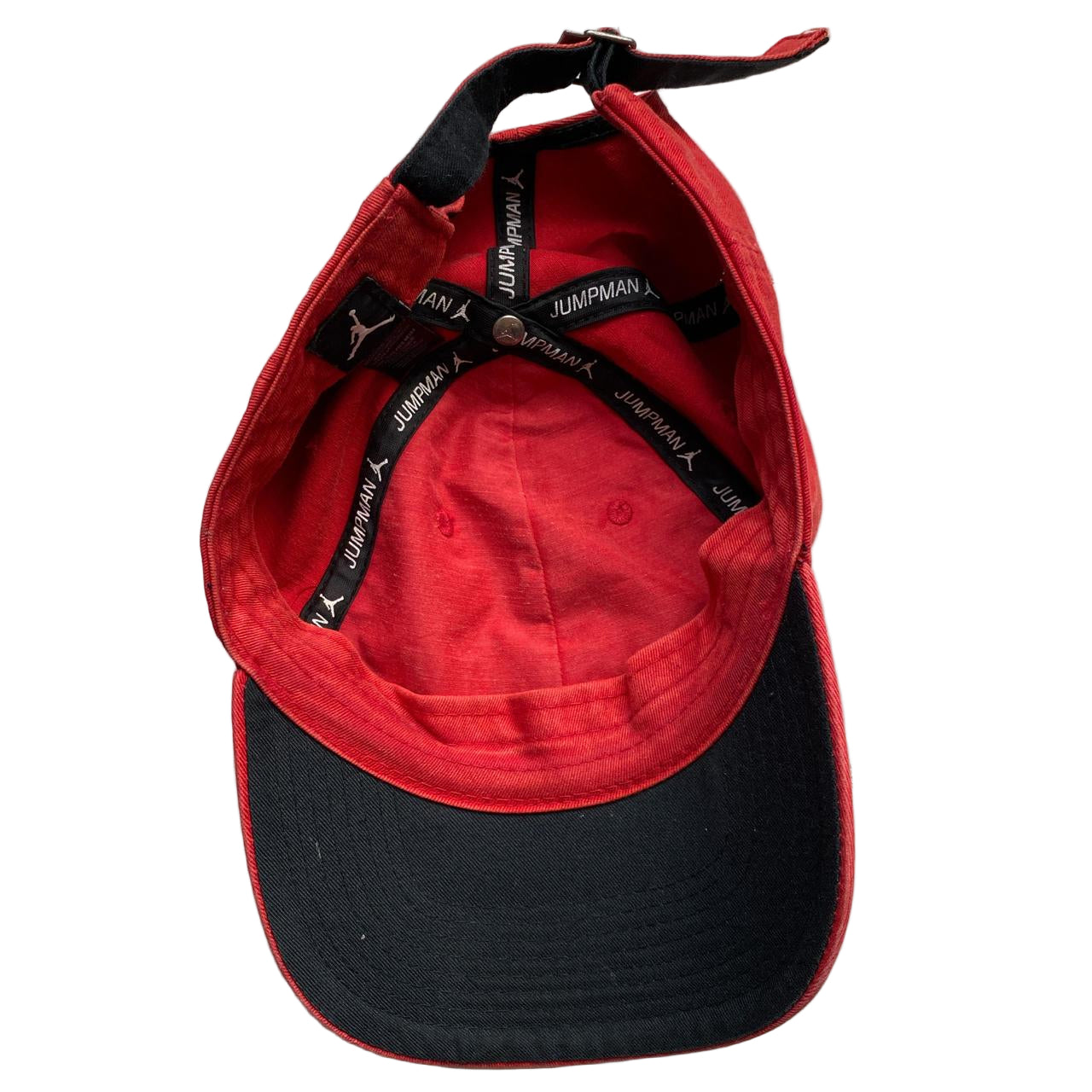 Jordan Vintage Red Black and White Baseball Cap