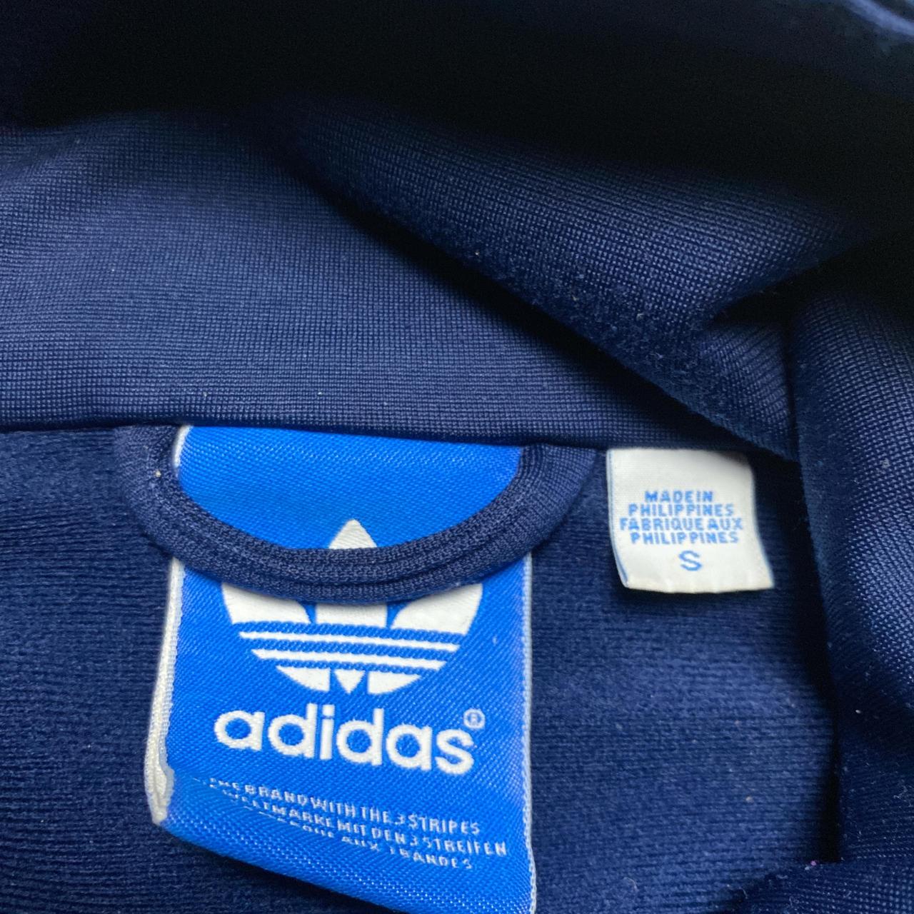 Adidas Originals Navy and Orange Tracksuit Jacket (S)