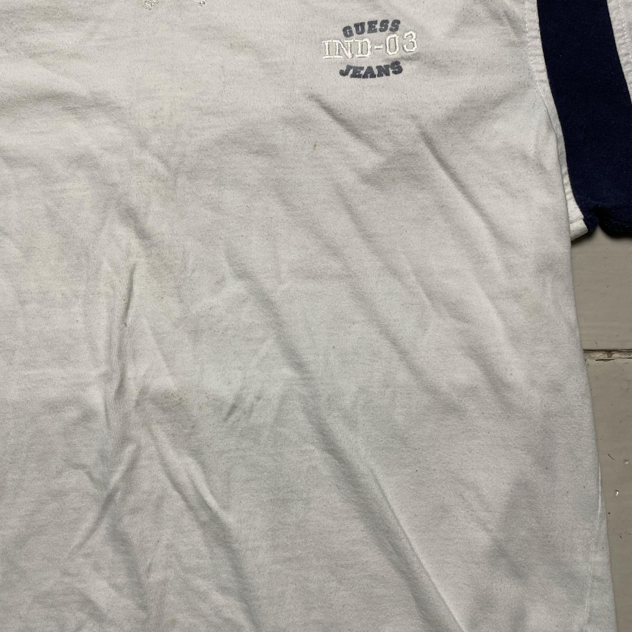 Guess Vintage 90’s Long Sleeve White T Shirt (XL)