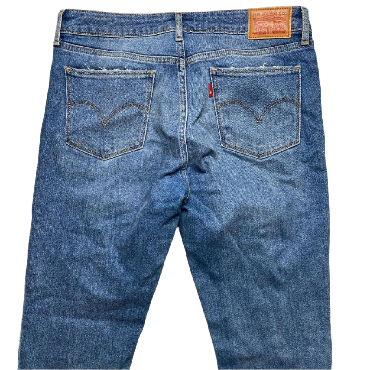 Levis 712 Slim Womens Blue Jeans (29W)