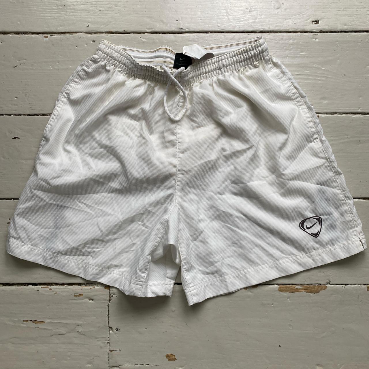 Nike Vintage Football White and Black Shorts