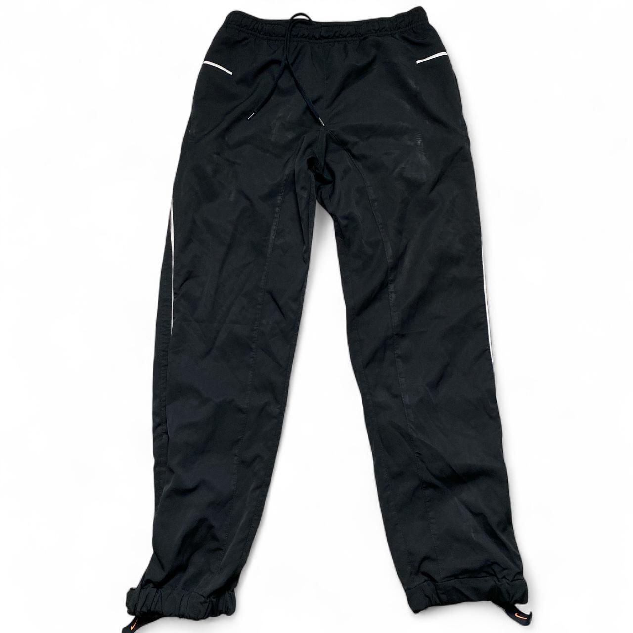 Nike Football Mercurial Vintage Y2K Shell Trackpant Bottoms Black and Orange (S)