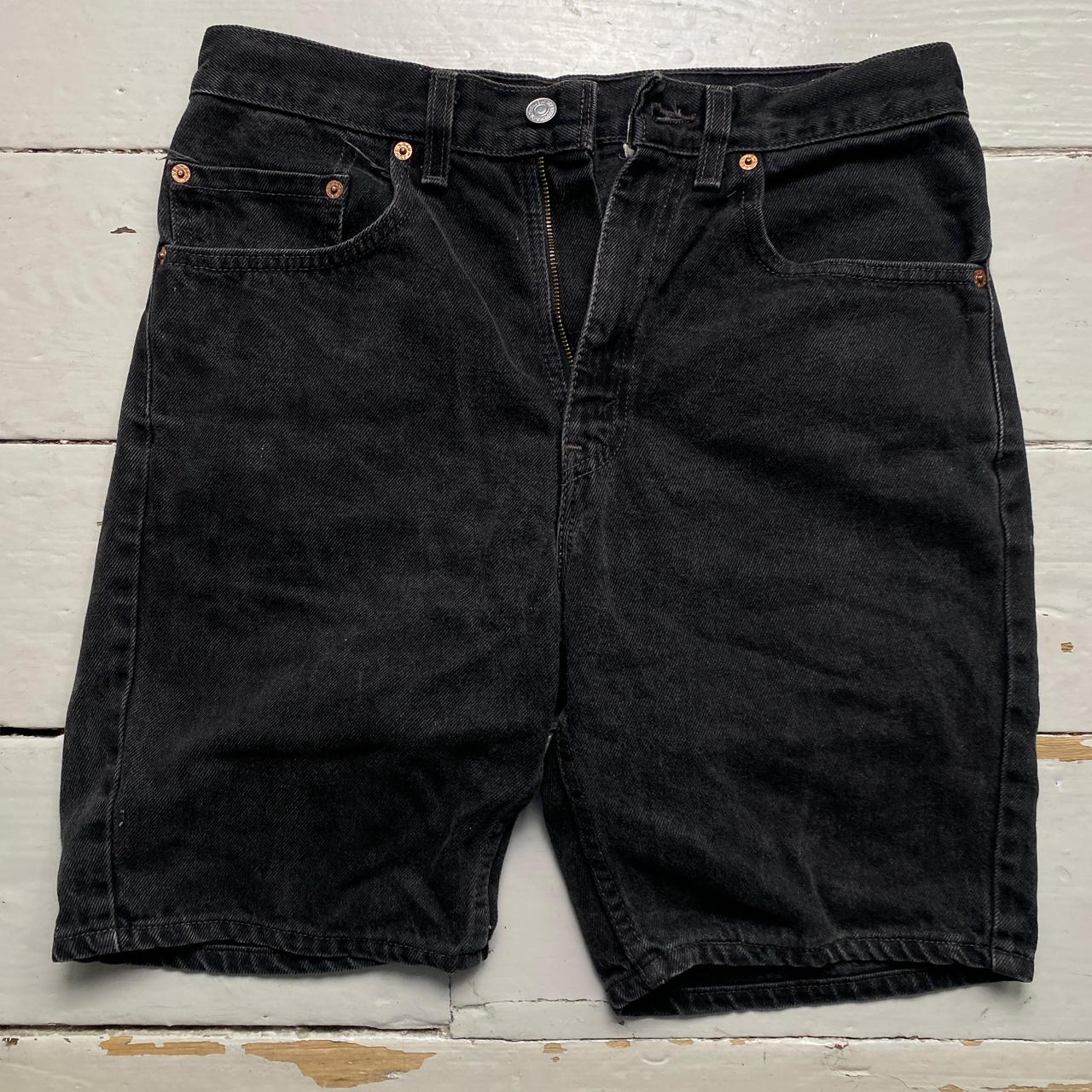 Levis 505 Grey Jean Jorts Shorts