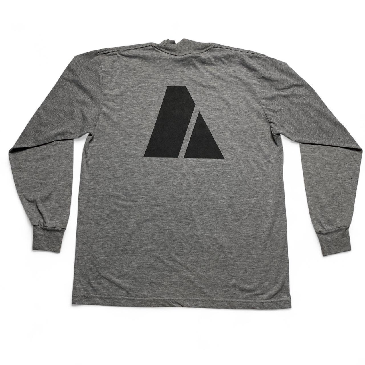 ARMY Military Vintage 90’s Long Sleeve Grey and Black T Shirt