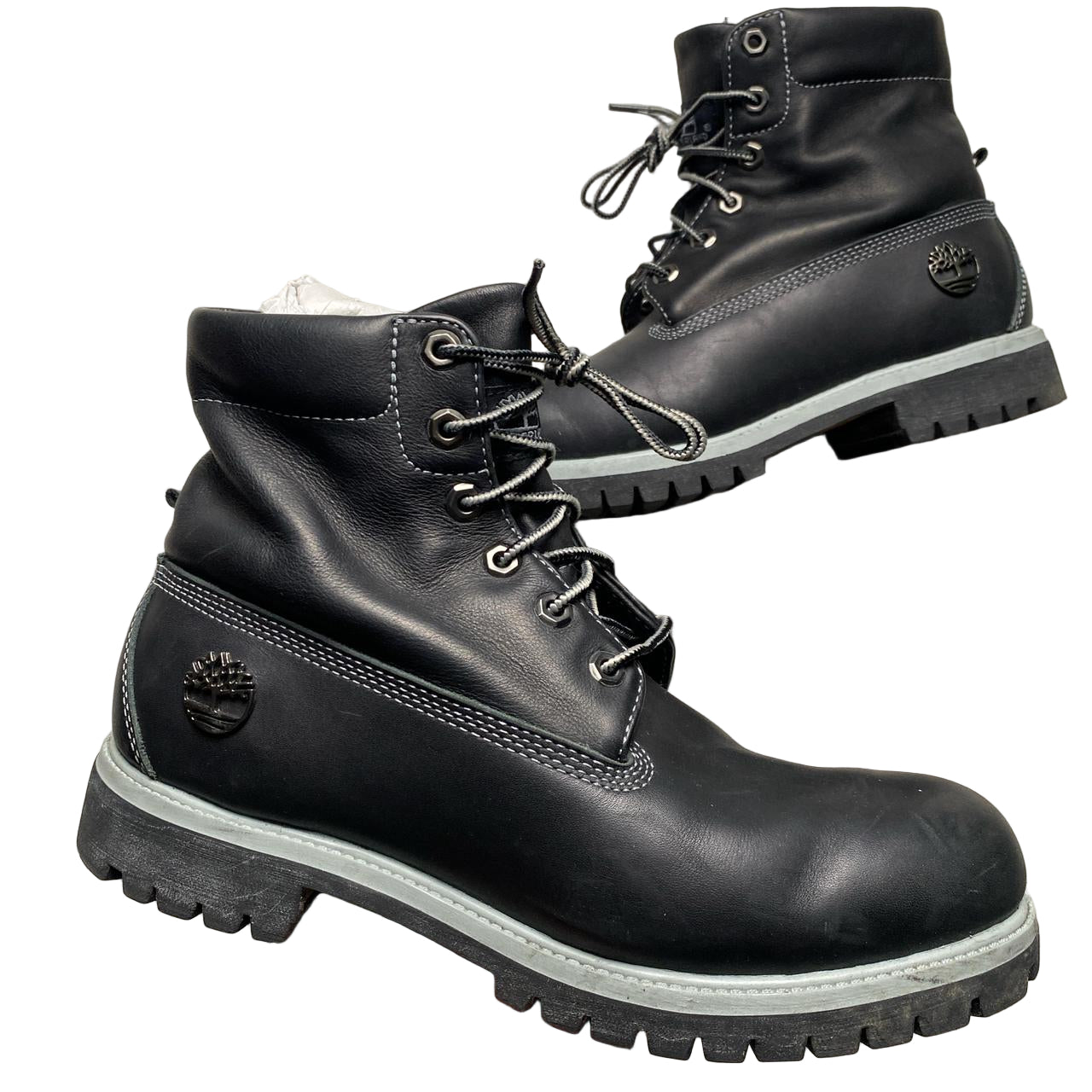 Timberland Black Leather Boot (UK 9.5)
