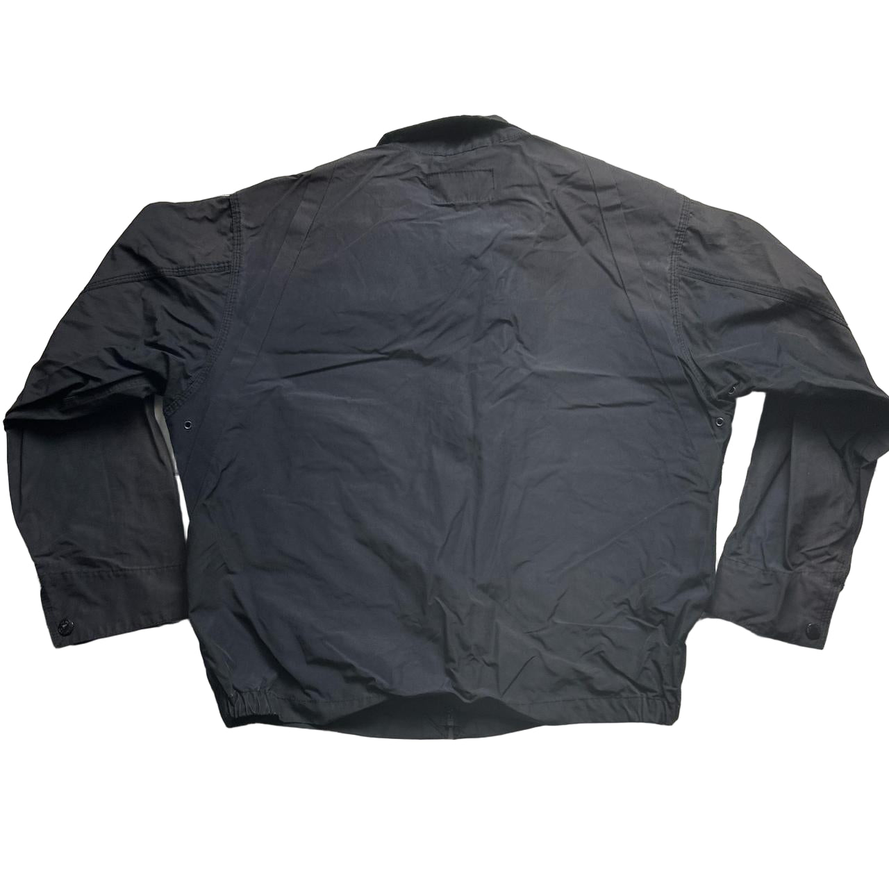 Schott Black Vintage Lightweight Bomber Jacket (M)